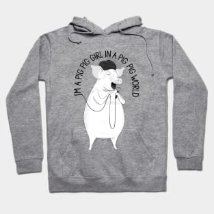 Pig Pig World | Animal Karaoke Collection Hoodie